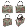 Flower Pattern Fashion Ladies' Folding Shopping Handbag