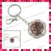 Flower Shaped Purse Hanger/Bag Hook with Key Chain
