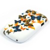Flower Tpu Case For Blackberry 8520 Curve Pure Butterfly