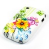 Flower Tpu Case For Blackberry 8520 Curve Sunflower