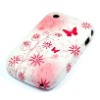 Flower Tpu Case For Blackberry 8520 Curve Warm Style