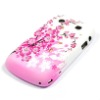 Flower Tpu Case For Blackberry 9700 (Plum flower)