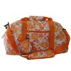Flower cheap nylon duffel bag for women