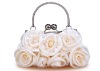 Flower clutch bags for women