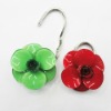 Flower foldable purse hook