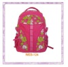 Flower patterns backpack for girls (WES-124)