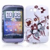 Flowers And Butterfly Silicone Shell Cover Case For HTC G13 Wildfire S A510e A510c