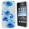 Flowers Pattern TPU Case for iPhone 4, (10040534)