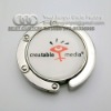 Foldable bag hanger with logo printing