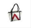 Foldable canvas shopping bag