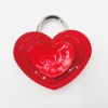 Foldable heart purse hanger