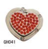 Foldable heart shape purse hanger  GH041