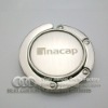 Foldable metal bag hanger