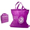 Foldable non-woven bag with screen printing