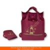 Foldable nonwoven wine bag