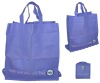 Foldable recycle non woven shopping bag