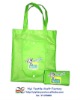 Folded non woven bag