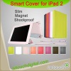 Folding Leather Protective Case For IPad 2 with 10 Colors