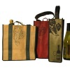 Folding Nonwoven Wine Tote Bag