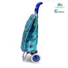 Folding Shopping Cart With Colorful Feather