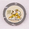 Folding cartoon tiger Chinese zodiac sign Alloy Bag Hook / Handbag Holder