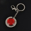 Folding handbag hanger keyring