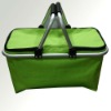 Folding shopping basket supermarket cart bag market tote