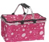 Folding shopping basket supermarket cart bag market tote