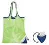 Folding tote bag made with lightweight 190T polyester