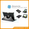 Folio Leather Case with Stand for ASUS Transformer TF201, For ASUS Eee PAD TF201 Rotary Leather Cover with Folding, High Quality