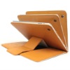 Folio genuine leather case for iPad 2
