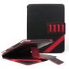 Folio style leather case with multiple view angles bag for iPad 2