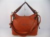 Fondle admiringly lady handbag (shoulder bag)