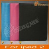 Football embossed PU leather case for apple iPad 2, can stand in 2 angles, with PC Hibernate function while closed