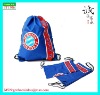 Football team logo Promotional Drawstring Rope Backpack Gift Bag