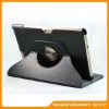 For ASUS Transformer TF201 360 Degree Rotated Leather Case Cover, Swivel Leather Cover for ASUS Eee PAD TF201, with Stand, Black