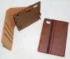 For Acer A500 Cross texture leather case with multi-angle stander