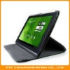 For Acer iconia tablet pc A500 leather case, 360 degree Rotating Leather case for Acer lconia A500