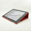 For Apple New iPad 3rd Generation iPad Folio PU Leather Stand Case with Pen holder,Slim Case for new ipad3,multicolors,OEM wel