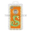 For Apple iPhone 4 4S Dragon Design Diamond Hard Protective Case