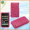 For Apple iphone 3G 3GS Hotpink full diamond rhinestone cover