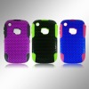 For Blackberry 8520/9300 Mesh PC and Silicone Protector Cell phone case