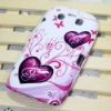 For Blackberry 9850/ 9860 Hearts pattern TPU Case