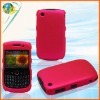 For Blackberry Curve 8520 9300 hotpink rubber Solid Skin Cover