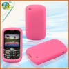 For Blackberry Curve 8520 9300 pink silicon soft case