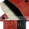 For Blackberry PlayBook genuine leather case with strap buttton, for playbook case