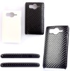 For HTC Desire HD Carbon fiber leather case