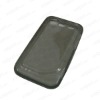 For HTC Incredible S BLACK GEL TPU CASE COVER