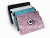 For IPad 2 PU leather rotating 360 degree case with stand