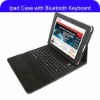 For Ipad Leather Case with Wireless Keyboard